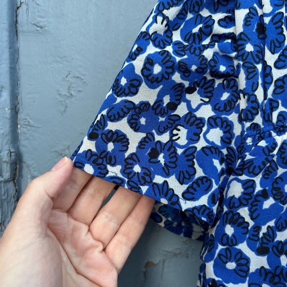 Anthropologie Leifnotes Drafted Petals Romper, size 14 - Picture 8 of 16